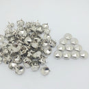 100 Pieces 12mm Round Cone Studs Spots Punk Nailhead Spikes DIY Bag Shoes Decoration