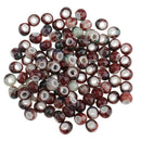 100 Pieces Vintage Style Round Ceramic Loose Beads Spacer Bead for DIY Materials 1