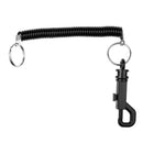 Spring Coil Elastic Safety Fishing Lanyard Rope Key Holder Tool Tackle Gear Keeper Tether