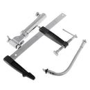 Pack of 1 Fishing Rod Stand Bracket Rack 360 Degree Adjustable Clamp with Light Holder Fishing Accessory