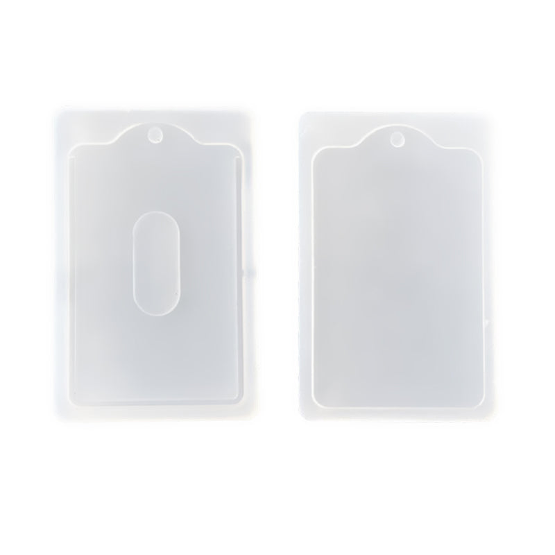 1 Set Card Sleeve Case Shape Silicone Mould Jewelry Mold Tool for Resin Jewelry Making DIY Pendants Charms