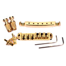 Roller Saddle Tune-O-Matic Bridge Tailpiece for GB LP Guitar Parts-Gold