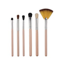 6pcs Makeup Brushes Blending Eyeshadow Eyeliner Eye Shading Foundation Lip Brushes Kit Beauty Tool