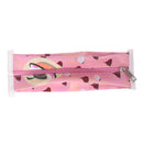 Cute Nut Pattern Pencil Case Bag Pen Case Leather Zipper Makeup Cosmetic Pouch Stationary School Supplies