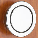 Zinc Alloy Knob Round Push Flip Drawer Cupboard Cabinet Handle
