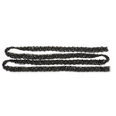 1yd Black Beaded Lace Trims Vintage Mesh Fabric Sewing Crafts Applique Ribbon
