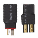 NO Wires Female to T-Plug Male & Male to T-Plug Female Adapter for Traxxas Durable