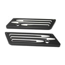 1 Pair Hard Saddlebag Latch Cover for Harley FLT Touring 1993-2013