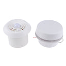 12V White Yacht RV Exhaust Fan 60CFM with LED Quiet Sound Air Ventilation