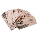 Pack of 30 Retro World Scenery Landscape Paper Bookmark School office Supplies
