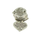 30 Pieces Tibetan Silver Tree of Life Heart Jewelry Design DIY Charms Dangle Pendant