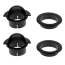 2Pcs Quality Foosball Table Entry Dishes Table Football Entry Cups Foosball Accessory Black