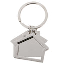 Simple House Pendant Key Ring Keychains Kids Xmas Gifts Keychain Kid Silver