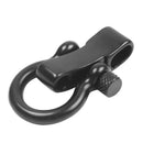 Adjustable Bow Shackle Stainless Steel For Paracord Survival Bracelet Black, Compact Design