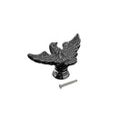 Set Of Vintage Style Ceramic Cabinet Door Pull Handle Knob With Screw Cupboard Closet Drawer Accessory Black