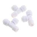 3Pieces Tube Ball Valve Quick Connect Fitting 1/4-Inch Push in to 1/4-Inch Thread Connector Valve Start RO Water System