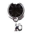 7/8" & 1" Universal Motorcycle Bike Cup Holder Chrome Handlebar Drink Bottle Holder with Mesh Basket