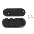 Secure Luggage 3 Digit Combination Lock Suitcase Bag Code Lock Padlock - Portable and Lightweight - DS-004A Black