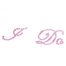 Cute Fashionable Rhinestone I Do Shoe Sticker Wedding Birthday Party Ornaments Pink