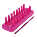 Rectangle Knitting Looms Kit Hat Socks Scarves DIY Craft with Crochet Hook