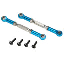 1/10 Alloy Adjustable Front/Rear Pulling Rods Pull Arms Servo Link RC Blue