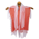 Scary Halloween Skeleton Skull Ghost Hanging Devil Body Rotating Eyes Flashing