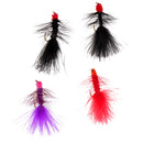 4pcs Fly Fishing Flies Egg-Sucking Leach Fishing Woolly Buggers Trout Flies Streamer