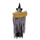 Sound & Light Ghost Hanging Skull Halloween Party Supplies Bar Soul House Decor Creative Toy