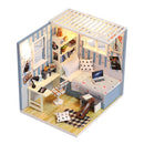 Modern DIY Assembly Miniature Dollhouse Kit with Furniture and Accessories
