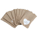 Rustic Wedding Favor Burlap Bags Jute Sack Candy Pouch Just Married Print Pack Of 10