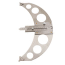 Crescent shape Welding Gauge Angle Height Test Ruler Welding Inspection Gage