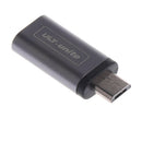 Micro USB 3.0 Male to USB Type-C Female Converter Data Transfer OTG Adapter For Samsung Galaxy S7/S7 Edge, Nexus 5/6 and More Micro USB Devices Grey