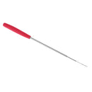 Mini Portable Telescopic Fishing Rod Pole Pocket Fishing Rod for Small Fish for Pets Red