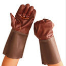 Welding Gloves 14Inch Cowhide Leather Protective Work Gloves for Safe Welding Work Gloves, Splash Proof & Heat Resistant