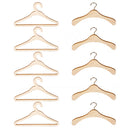 10 Pieces Wooden Clothes Hanger for 1/3 BJD DOD LUTS Dollfie Dolls Clothing Accessory