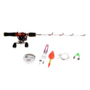 Ice Fishing Combo Kit Carbon Fiber Micro Casting Rod & Right Hand LMA200 Baitcasting Reel & 100M Fishing Line & other Fishing Accessaries