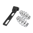 Motorcycle Solo Seat Barrel Coil Springs Bracket Mounting Kit for Harley