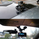 Rotation Ball Head Mount Triple Sucker Suction Cup Stand For Gopro Hero 5 4