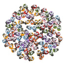 100 Pieces DY Cartoon Wooden Pieces Scrapbooking Wood Embellishments