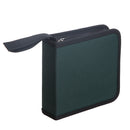 Nylon CD/DVD 40 Capacity Case, Heavy Duty CD Wallet Disc Holder Storage Box Bag for Car, Home, Office or Travel Use Green