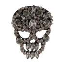 Rhinestone Skull Patch Iron/Sew on Transfer Applique Motif fit Coat Sweater Handbag Purse Shoes DIY Decoration