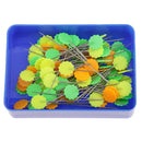 85 Pieces Mixed Color DIY Sewing accessories Patchwork Pins Flower Pin Sewing Pin With Box