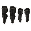 4Pieces Adult Elbow Knee Shin Guard Pads Protector for Motorcycle Bike Cycling