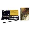 Cupronickel Tube Nickel Plated Piccolo with Leather Box Case Screwdriver for Orchestra Silver