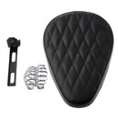 Motorcycle 3 Inch Spring Solo Diamond Seat For Harley Yamaha Honda Kawasaki