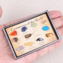 Rock & Mineral Collection Educational Geology Science Toy for Kids Adults - Pack of 15