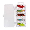 5Pcs/box Fishing Lures Artificial Grasshopper Lures Insect Shape Hard Baits 4.3g/5.5cm