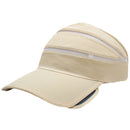 Men Women Summer UV Protection Sports Clothing Accessory Sun Visor Adjustable Hat Cap Biege