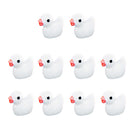 10pc/ Set Duck Miniature Kids Children Small Duck Toy Resin Model Bonsai Pot