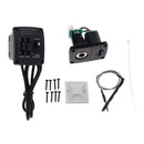 UK-400T Ukulele Piezo Pickup+2 Band EQ Equalizer+LED Chromatic Tuner for Ukulele Acoustic Guitar